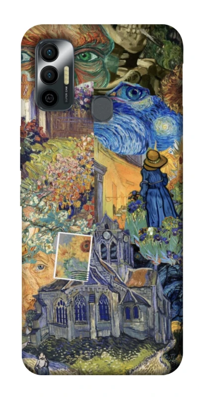 Чохол на TECNO Spark 7 Van Gogh collage фото 1 з 1