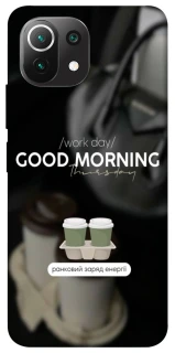 Чехол на Xiaomi Mi 11 Lite Thursday coffee фото 1 из 1