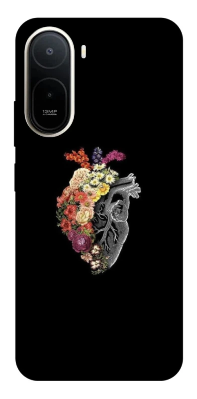 Чохол на Xiaomi Redmi A7 Pro 4G Heart with flowers фото 1 з 2
