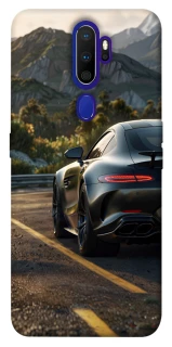 Чехол на Oppo A5 (2020) / Oppo A9 (2020) Car in the mountains фото 1 из 1