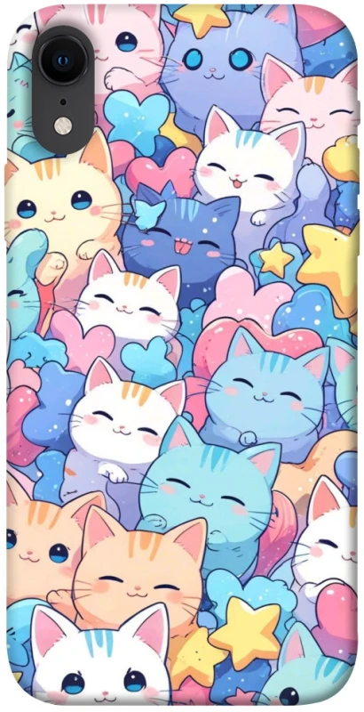 Чехол на Apple iPhone XR (6.1") Funny Kittens ver.3 фото 1 из 1