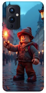 Чехол на OnePlus 9 Roblox Fire Logo Blue Flames фото 1 из 1