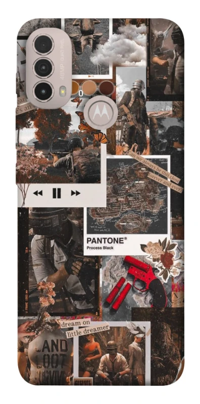 Чохол на Motorola Moto E40 PUBG Collage фото 1 з 1
