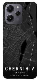 Чехол на Xiaomi Redmi 12 Chernihiv map фото 1 из 1