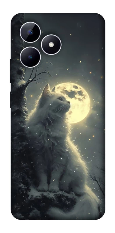 Чохол на Realme Note 50 5G Кіт під місяцем фото 1 з 1