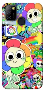 Чохол на Infinix Hot 10 Lite Dandy world collage фото 1 з 1