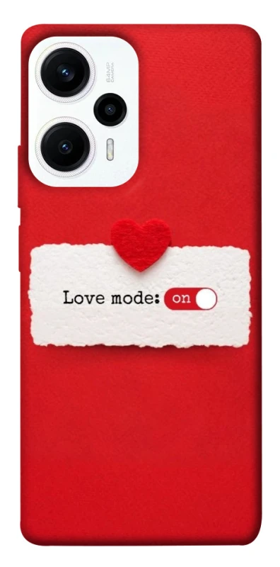 Чехол на Xiaomi Poco F5 / Note 12 Turbo Love Mode ON фото 1 из 1