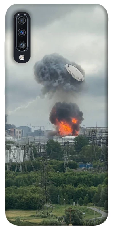 Чехол на Samsung Galaxy A70 (A705F) Moscow never sleeps ver.4 фото 1 из 1