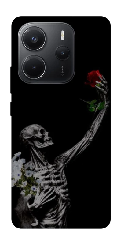 Чехол на Xiaomi Redmi Note 14 4G (Int. version) Skeleton vs Rose фото 1 из 1