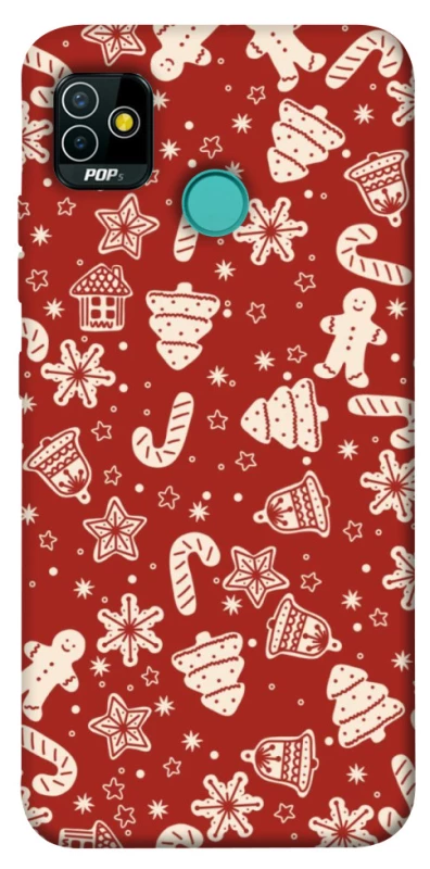 Чехол на TECNO POP 5 Новогодний v3 фото 1 из 1