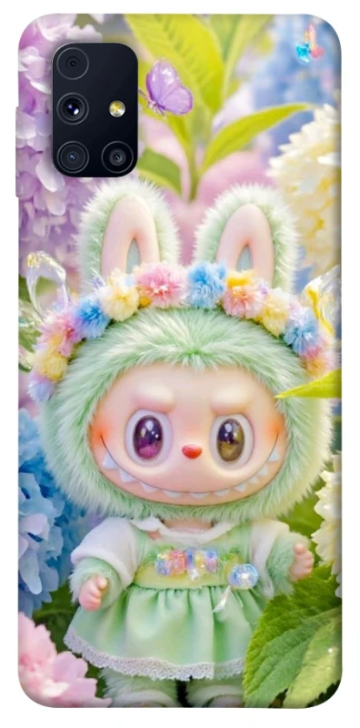 Чохол на Samsung Galaxy M31s Labubu & Flowers ver.2 фото 1 з 1