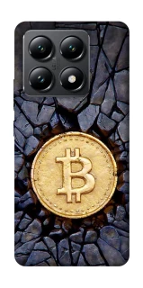 Чохол на Xiaomi 14T Bitcoin cracks фото 1 з 1