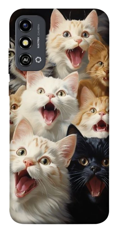 Чохол на ZTE Blade A53 Коти фото 1 з 1