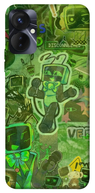 Чохол на TECNO Spark 9 Pro (KH7n) Dandysworld tv green theme фото 1 з 1