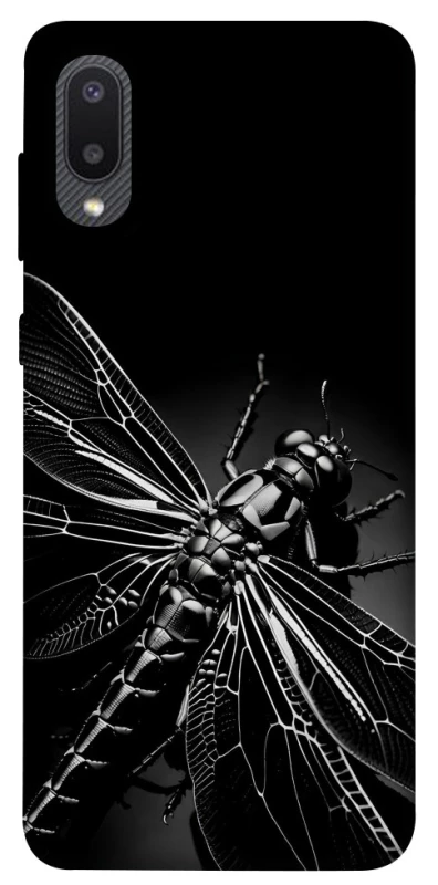 Чохол на Samsung Galaxy A02 Black dragonfly фото 1 з 1