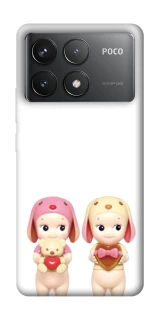 Чехол на Xiaomi Poco F6 Pro Puppy Love Duo фото 1 из 1