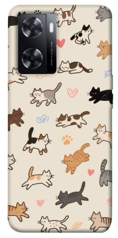 Чохол на Oppo A57s Cat style ver.2 фото 1 з 1