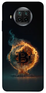 Чохол на Xiaomi Mi 10T Lite / Redmi Note 9 Pro 5G Fire Bitcoin фото 1 з 1