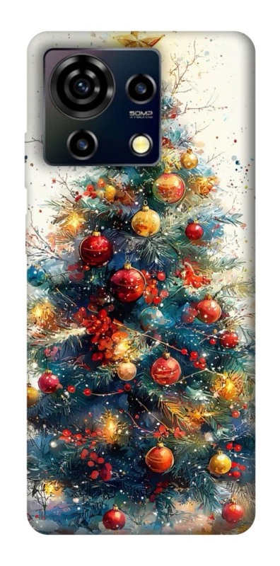 Чехол на ZTE Blade V50 Vita Новогодний v36 фото 1 из 1