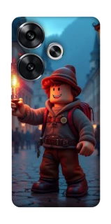 Чехол на Xiaomi Poco F6 Roblox Fire Logo Blue Flames фото 1 из 1