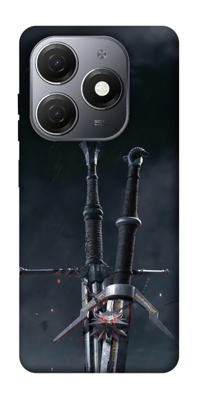 Чехол на TECNO Spark 20 Мечи Ведьмака фото 1 из 1