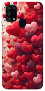 Чохол на Samsung Galaxy M31 Many hearts фото 1 з 1