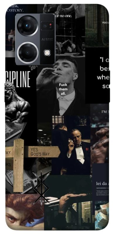 Чохол на Oppo Reno 7 4G Men's style v2 фото 1 з 1