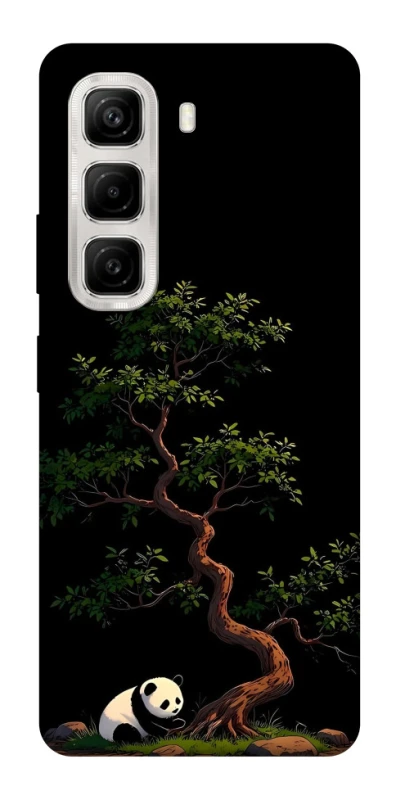 Чохол на Infinix Hot 50 4G Panda and tree фото 1 з 1