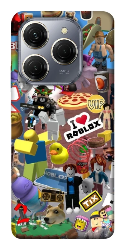 Чехол на TECNO Spark 20 Pro Roblox collage ver.5 фото 1 из 1