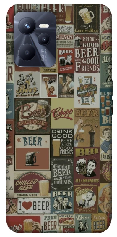 Чехол на Realme C35 Retro collage ver.1 фото 1 из 1