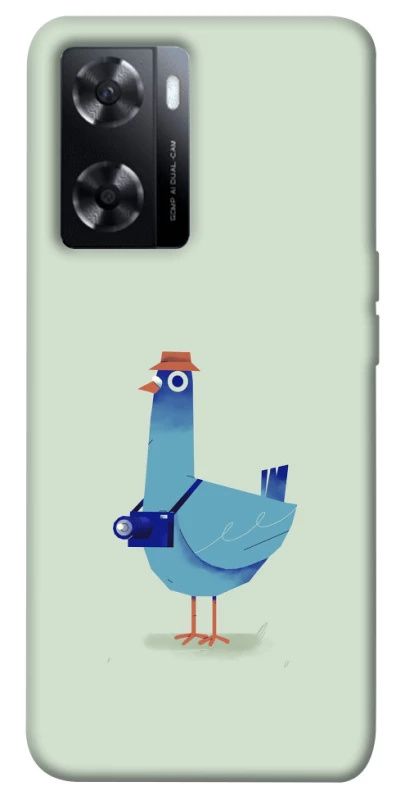 Чохол на Oppo A77s Голуб-детектив фото 1 з 1