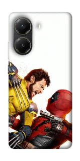Чехол на Xiaomi Poco X6 Pro Deadpool and Wolverine фото 1 из 1