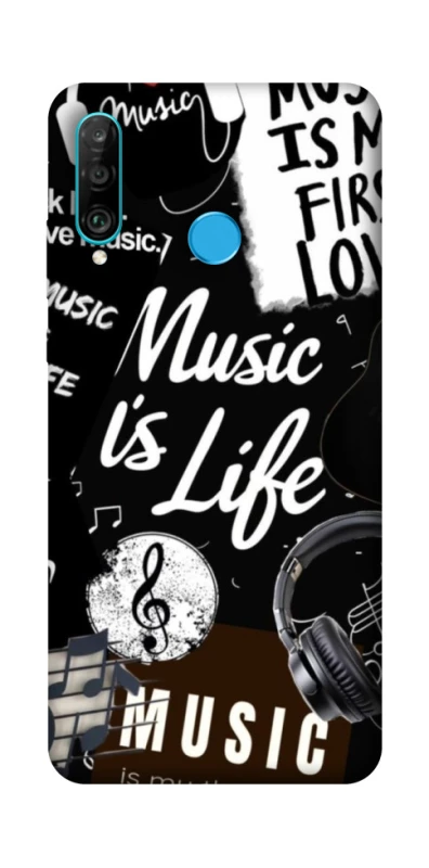 Чохол на Huawei P30 lite Music is Life фото 1 з 1