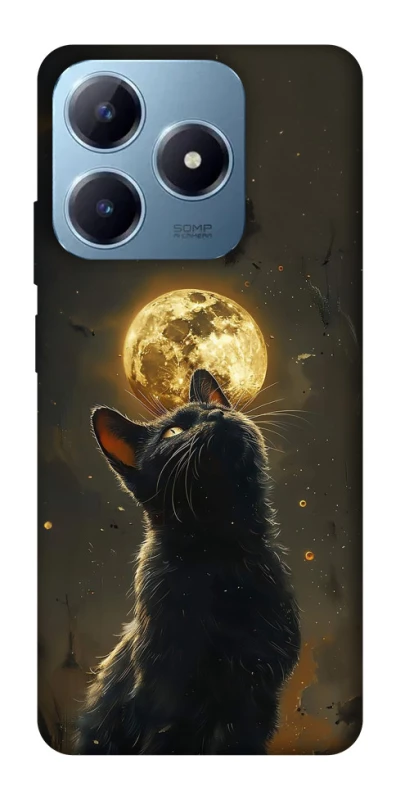 Чехол на Realme C63 Кот под луной v2 фото 1 из 1