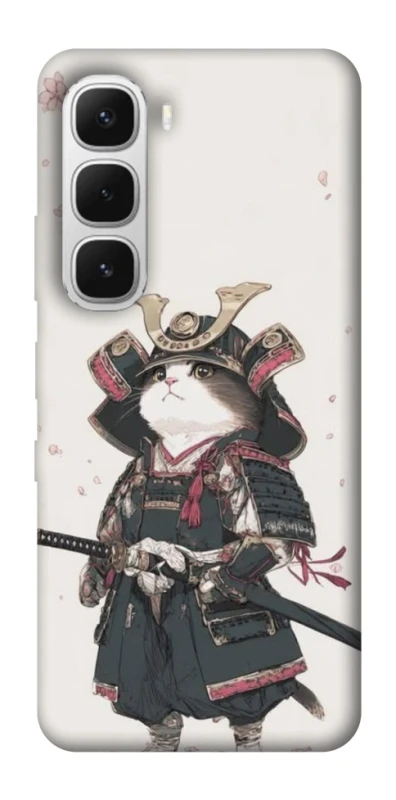 Чохол на Infinix Hot 60i Samurai Cat Warrior фото 1 з 1