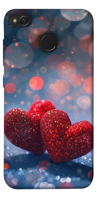 Чехол на Xiaomi Redmi 4X Red hearts фото 1 из 1