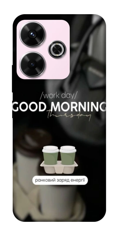 Чехол на Xiaomi Redmi 13 4G Thursday coffee фото 1 из 1