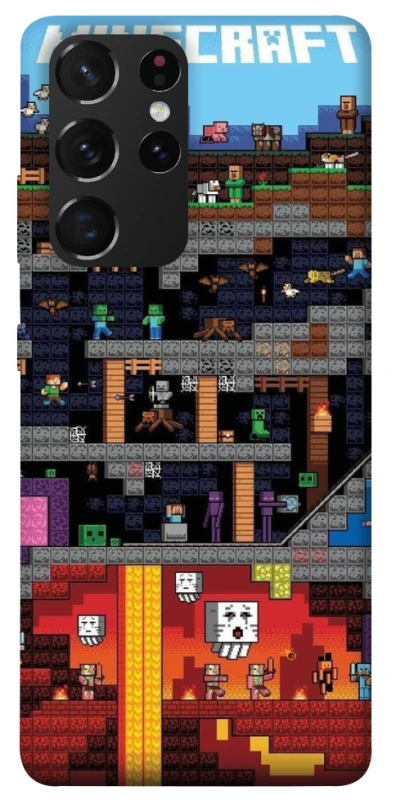 Чохол на Samsung Galaxy S21 Ultra Minecraft фото 1 з 1