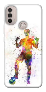 Чохол на Motorola Moto E40 Football Player v3 фото 1 з 1