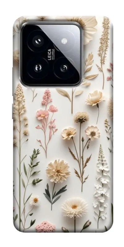 Чехол на Xiaomi 14 Pro Floral design ver.1 фото 1 из 1