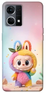 Чехол на Oppo Reno 7 4G Labubu colored фото 1 из 1