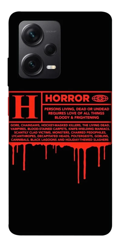Чехол на Xiaomi Redmi Note 12 Pro+ 5G Horror Halloween фото 1 из 1