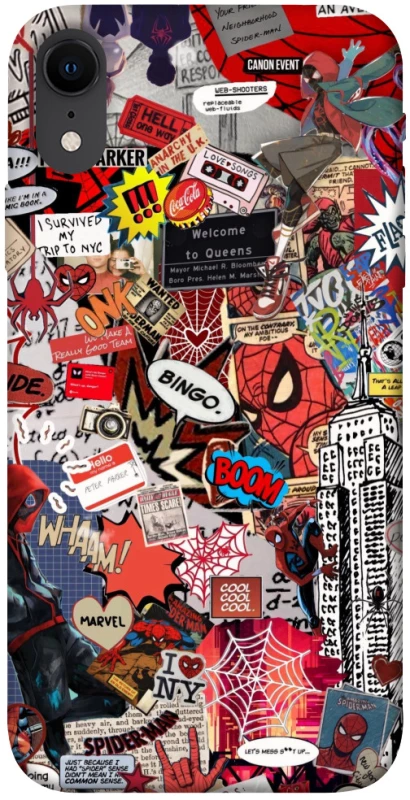 Чохол на Apple iPhone XR (6.1") spiderman comics фото 1 з 1