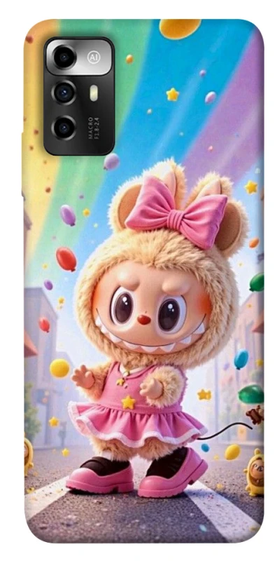 Чохол на ZTE Blade A72 Labubu rainbow фото 1 з 1