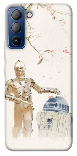 Чехол на TECNO Pop 5 LTE Star Wars robots фото 1 из 1
