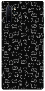 Чохол на Samsung Galaxy Note 10 Plus Black Cats фото 1 з 1