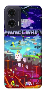 Чехол на Motorola Moto G35 Minecraft world фото 1 из 1