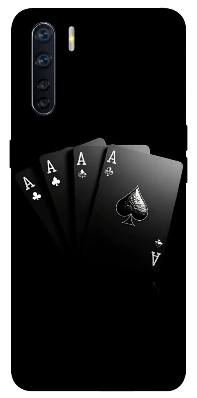 Чохол на Oppo A91 Black Cards фото 1 з 1