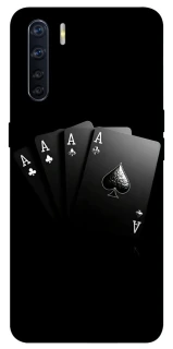 Чохол на Oppo A91 Black Cards фото 1 з 1