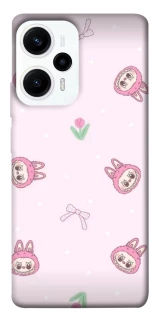 Чохол на Xiaomi Poco F5 / Note 12 Turbo Labubu Flower фото 1 з 1